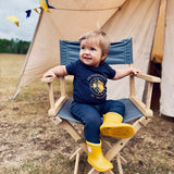 Baby Bodysuit - Time Team 'Archaeologist in Training' - Navy