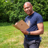 Time Team Recycled Leather Notebook