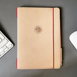 Time Team Recycled Leather Notebook