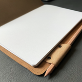 Time Team Recycled Leather Notebook
