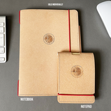 Time Team Recycled Leather Notebook