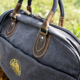 Large Canvas Holdall - Charcoal