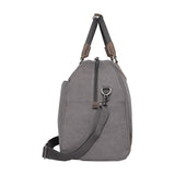 Large Canvas Holdall - Charcoal