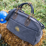 Large Canvas Holdall - Charcoal