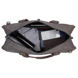 Large Canvas Holdall - Charcoal