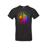 Men's Time Team Multi Colour Logo T-Shirt - Black