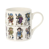 200,000BC Picturemap Bone China Mug
