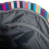 ROKA London Kennington Crossbody - Recycled Canvas - Multi Stripe