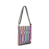 ROKA London Kennington Crossbody - Recycled Canvas - Multi Stripe