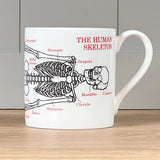 Human Skeleton Bone China Mug