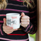Human Skeleton Bone China Mug