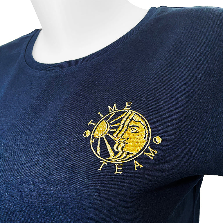 Women's Time Team Original Embroidered TShirt Navy