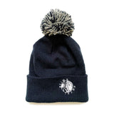 Children's Beanie Bobble Hat - Navy