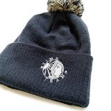 Children's Beanie Bobble Hat - Navy