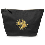 Time Team Canvas Zip Pouch - Black