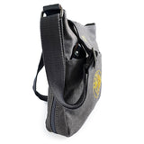 Canvas Crossbody Shoulder Bag - Charcoal