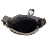 Canvas Crossbody Shoulder Bag - Charcoal
