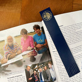 Time Team Gold Leather Bookmark