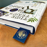 Time Team Gold Leather Bookmark