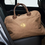 Large Canvas Holdall - Brown