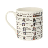 Kings & Queens of England Picturemap Bone China Mug