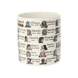 Kings & Queens of England Picturemap Bone China Mug