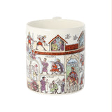 Romans Picturemap Bone China Mug