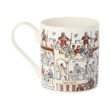 Romans Picturemap Bone China Mug
