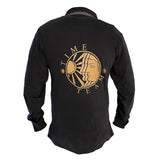 Time Team Original Gold Long Sleeved Rugby Shirt - Navy