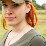 Silver Roman Arrowhead Hook Earrings (Abigail Brown Collection)