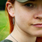 Silver Roman Arrowhead Hook Earrings (Abigail Brown Collection)