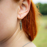 Silver Roman Arrowhead Hook Earrings (Abigail Brown Collection)