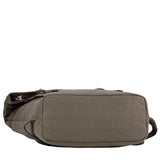 Large Waxed Canvas Laptop Backpack - Olive