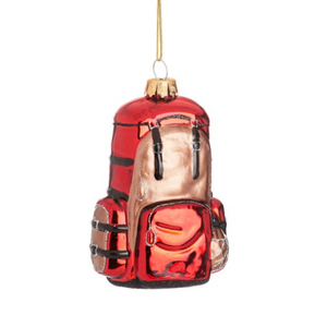 Backpack Shaped Christmas Bauble