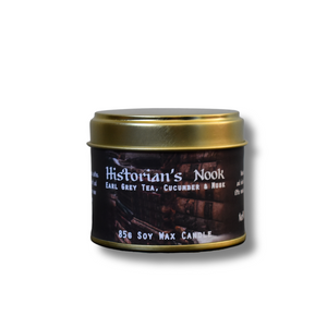 Historian's Nook Candle | Earl Grey Tea, Cucumber, and Musk