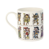 200,000BC Picturemap Bone China Mug