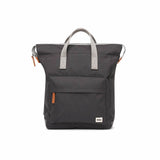 ROKA London Bantry Backpack - Zip-Top Recycled Canvas - Ash