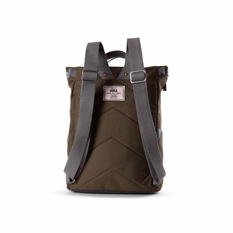 ROKA London Finchley Backpack - Roll-Top Recycled Canvas  display picture 3