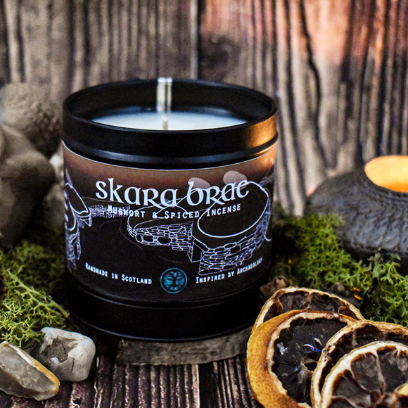 Skara Brae Candle | Mugwort and Spiced Incense