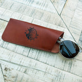 Time Team Leather Glasses Case