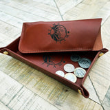 Time Team Leather Glasses Case