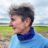 Special Edition Time Team x Ness of Brodgar Neck Tube Scarf - Navy Yellow