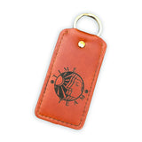 Time Team Leather Keyring