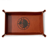 Time Team Leather Trinket Tray