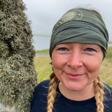 Time Team Neck Tube Scarf - Olive Green