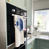 Linen Tea Towel - Time Team Logo