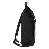 Large Waxed Canvas Laptop Backpack - Black