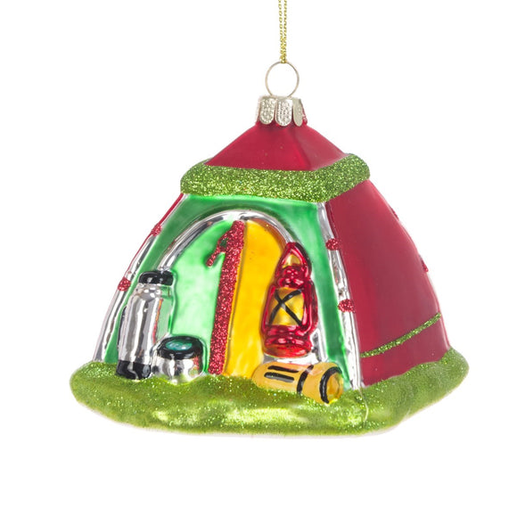 Glass Tent Christmas Decoration