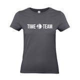 Women's Time Team Banner Logo T-Shirt - Dark Grey
