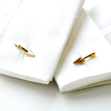 Gold Archaeology Trowel Cuff Links (Ontogenie, Kimberly Falk Collection)